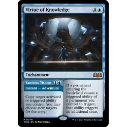 画像1: 【ENG】知識の徳目/Virtue of Knowledge[MTG_WOE_0076_M]