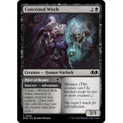 画像1: 【ENG】自惚れた魔女/Conceited Witch[MTG_WOE_0084_C]