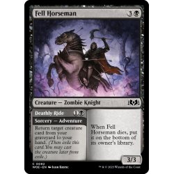 画像1: 【ENG】不吉な騎手/Fell Horseman[MTG_WOE_0092_C]