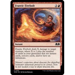 画像1: 【ENG】荒ぶる炎の稲妻/Frantic Firebolt[MTG_WOE_0130_C]