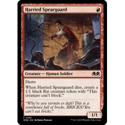 画像1: 【ENG】攻め立てられる槍護衛/Harried Spearguard[MTG_WOE_0135_C]