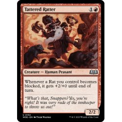 画像1: 【ENG】ぼろぼろのネズミ飼い/Tattered Ratter[MTG_WOE_0152_U]