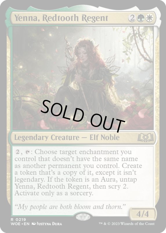 画像1: 【ENG】★Foil★赤歯の執政、イェナ/Yenna, Redtooth Regent[MTG_WOE_0219_R] (1)