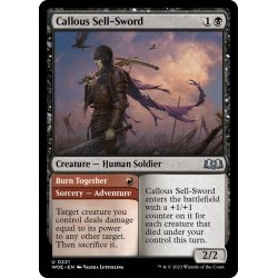 画像1: 【ENG】無感情の売剣/Callous Sell-Sword[MTG_WOE_0221_U]