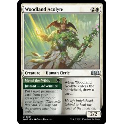 画像1: 【ENG】森林地の侍祭/Woodland Acolyte[MTG_WOE_0241_U]