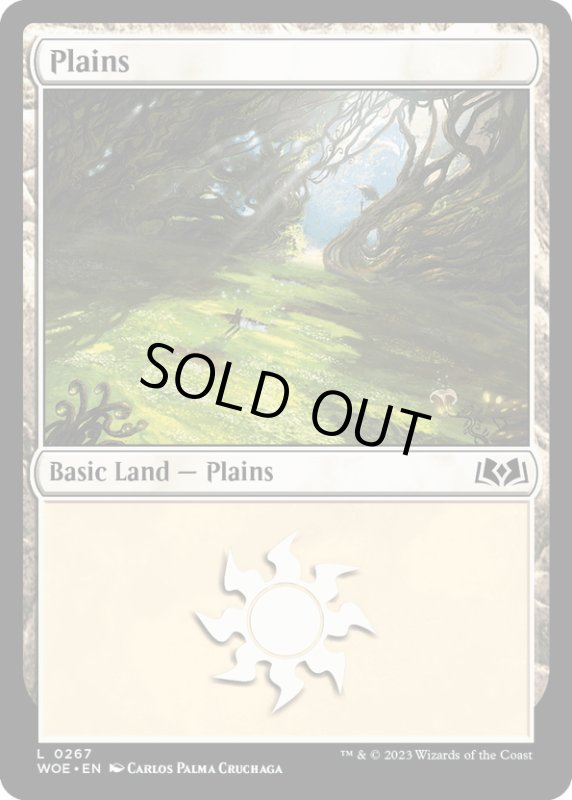 画像1: 【ENG】平地/Plains[MTG_WOE_0267_L] (1)