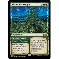 画像1: 【ENG】★Foil★強靭の徳目/Virtue of Strength[MTG_WOE_0284_R]