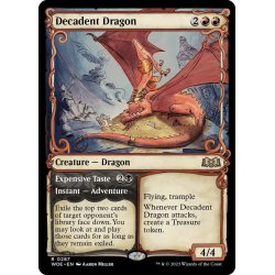 画像1: 【ENG】★Foil★退廃的なドラゴン/Decadent Dragon[MTG_WOE_0287_R]