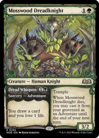 【ENG】★Foil★苔森の戦慄騎士/Mosswood Dreadknight[MTG_WOE_0292_R]