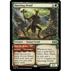 画像1: 【ENG】★Foil★探索するドルイド/Questing Druid[MTG_WOE_0294_R]