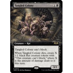 画像1: 【ENG】★Foil★もつれる群体/Tangled Colony[MTG_WOE_0344_R]