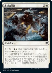 【JPN】不屈の団結/Dauntless Unity[MTG_ZNR_009C]