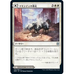 画像1: 【JPN】マキンディの暴走/マキンディの台地/Makindi Stampede/Makindi Mesas[MTG_ZNR_026U]