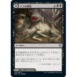 画像1: 【JPN】ゾフの消耗/ゾフの血溜まり/Zof Consumption/Zof Bloodbog[MTG_ZNR_132U]