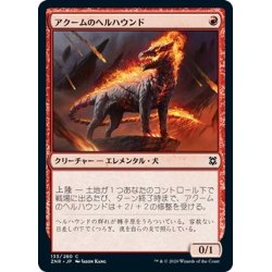 画像1: 【JPN】アクームのヘルハウンド/Akoum Hellhound[MTG_ZNR_133C]