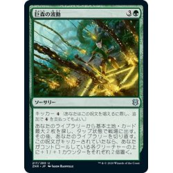 画像1: 【JPN】巨森の波動/Vastwood Surge[MTG_ZNR_217U]