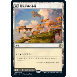 画像1: 【JPN】陽光昇りの小道/恐怖昇りの小道/Brightclimb Pathway/Grimclimb Pathway[MTG_ZNR_259R]