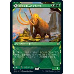 画像1: 【JPN】カザンドゥのマンモス/カザンドゥの谷/Kazandu Mammoth/Kazandu Valley[MTG_ZNR_305R]