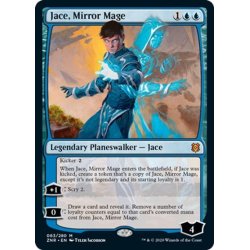 画像1: 【ENG】鏡映魔道士、ジェイス/Jace, Mirror Mage[MTG_ZNR_063M]