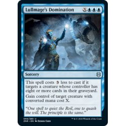 画像1: 【ENG】凪魔道士の威圧/Lullmage's Domination[MTG_ZNR_066U]