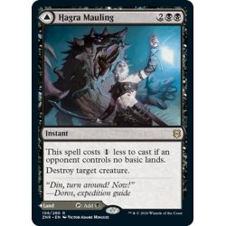 画像1: 【ENG】ハグラの噛み殺し/ハグラの群れ穴/Hagra Mauling/Hagra Broodpit[MTG_ZNR_106R]