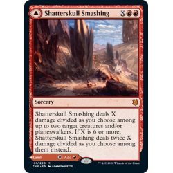 画像1: 【ENG】髑髏砕きの一撃/鎚の山道、髑髏砕き/Shatterskull Smashing/Shatterskull, the Hammer Pass[MTG_ZNR_161M]