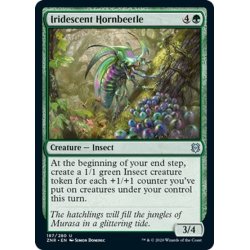 画像1: 【ENG】玉虫色の角甲虫/Iridescent Hornbeetle[MTG_ZNR_187U]