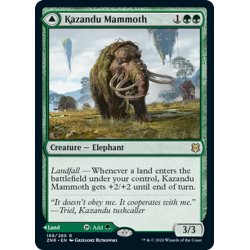 画像1: 【ENG】カザンドゥのマンモス/カザンドゥの谷/Kazandu Mammoth/Kazandu Valley[MTG_ZNR_189R]