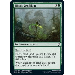 画像1: 【ENG】ニッサのゼンディコン/Nissa's Zendikon[MTG_ZNR_197C]