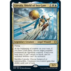 画像1: 【ENG】海門の擁護者、リンヴァーラ/Linvala, Shield of Sea Gate[MTG_ZNR_226R]