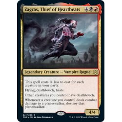 画像1: 【ENG】★Foil★鼓動盗み、ザグラス/Zagras, Thief of Heartbeats[MTG_ZNR_241R]