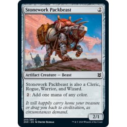 画像1: 【ENG】石造りの荷役獣/Stonework Packbeast[MTG_ZNR_255C]