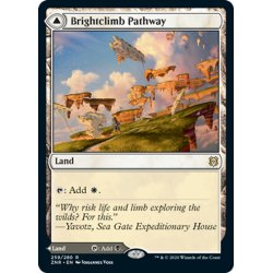 画像1: 【ENG】陽光昇りの小道/恐怖昇りの小道/Brightclimb Pathway/Grimclimb Pathway[MTG_ZNR_259R]