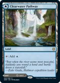 【ENG】★Foil★清水の小道/泥水の小道/Clearwater Pathway/Murkwater Pathway[MTG_ZNR_260R]