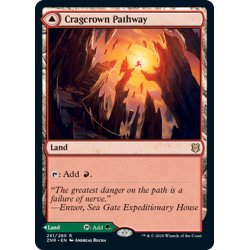 画像1: 【ENG】★Foil★岩山被りの小道/樹木被りの小道/Cragcrown Pathway/Timbercrown Pathway[MTG_ZNR_261R]