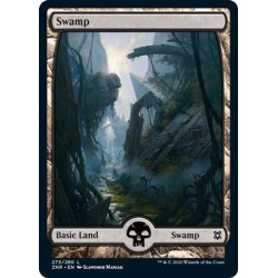 画像1: 【ENG】★Foil★沼/Swamp[MTG_ZNR_273L]