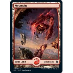 画像1: 【ENG】★Foil★山/Mountain[MTG_ZNR_276L]