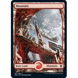 画像1: 【ENG】★Foil★山/Mountain[MTG_ZNR_277L]