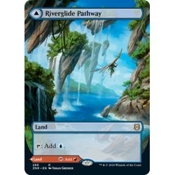 画像1: 【ENG】河川滑りの小道/溶岩滑りの小道/Riverglide Pathway/Lavaglide Pathway[MTG_ZNR_289R]