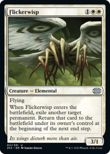 画像1: 【ENG】ちらつき鬼火/Flickerwisp[MTG_2X2_011U] (1)