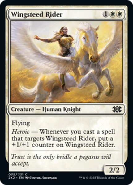 画像1: 【ENG】天馬の乗り手/Wingsteed Rider[MTG_2X2_035C] (1)