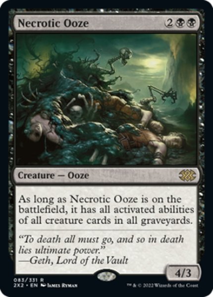 画像1: 【ENG】壊死のウーズ/Necrotic Ooze[MTG_2X2_083R] (1)