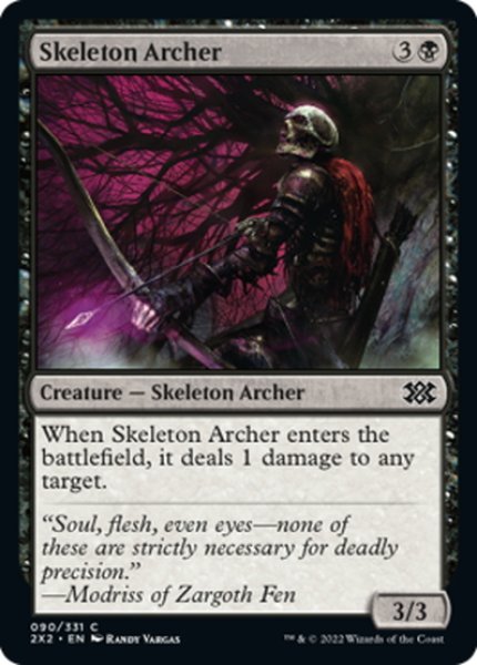 画像1: 【ENG】骸骨射手/Skeleton Archer[MTG_2X2_090C] (1)