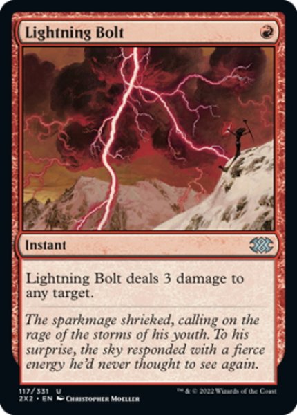 画像1: 【ENG】稲妻/Lightning Bolt[MTG_2X2_117U] (1)