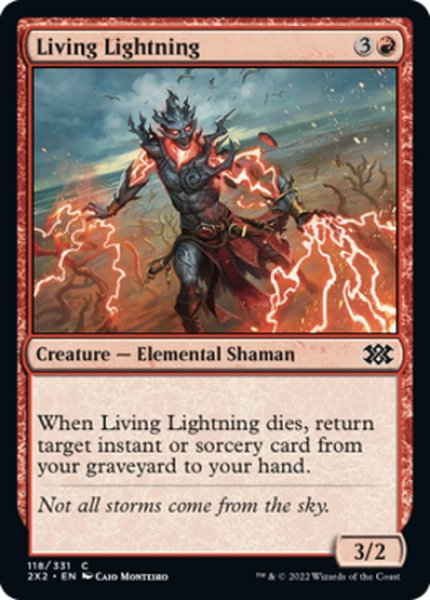 画像1: 【ENG】生ける稲妻/Living Lightning[MTG_2X2_118C] (1)