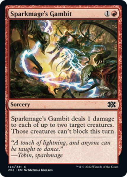 画像1: 【ENG】火花魔道士の計略/Sparkmage's Gambit[MTG_2X2_124C] (1)