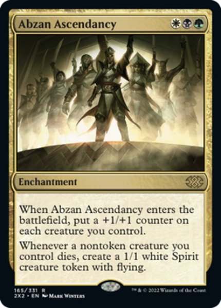 画像1: 【ENG】アブザンの隆盛/Abzan Ascendancy[MTG_2X2_165R] (1)