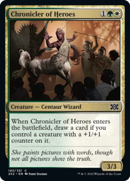 画像1: 【ENG】英雄の記録者/Chronicler of Heroes[MTG_2X2_193C] (1)