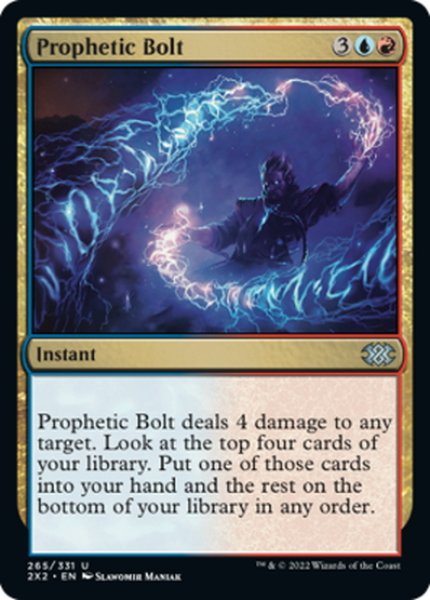 画像1: 【ENG】予言の稲妻/Prophetic Bolt[MTG_2X2_265U] (1)