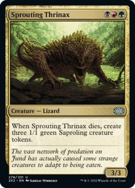 画像1: 【ENG】芽吹くトリナクス/Sprouting Thrinax[MTG_2X2_278U] (1)